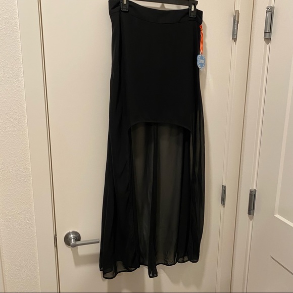 New L’amour Nanette Lepore high low sheer skirt - Picture 9 of 11